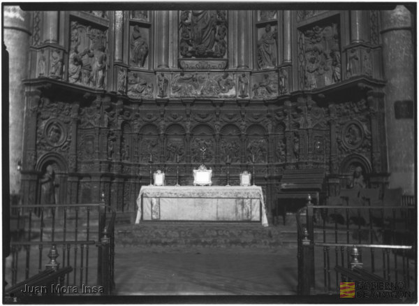 "Barbastro, Huesca. Altar mayor. Estilo: Renacimiento. Autor: Damián Forment.". Juan Mora Insa